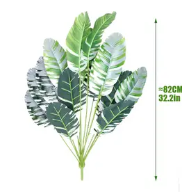 Copy of TERRARIUM PLANT- 18X18X32.2- TALL- BANANA PLANT (DARKER)
