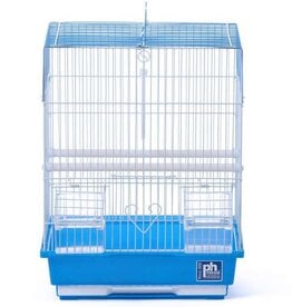PREVUE PET PRODUCTS, INC. PREVUE- 31600- TRAVEL CAGE- 12X9X15- SQUARE ROOF- BLUE AND WHITE