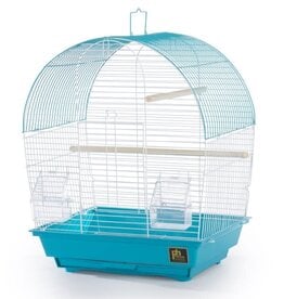 PREVUE PET PRODUCTS, INC. PREVUE-SP50071- BIRD CAGE- 14X11.25X18- 3/8 WIRE SPACING- SOUTH BEACH- TEAL/WHITE- DOMETOP