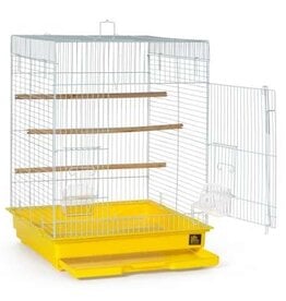 PREVUE PET PRODUCTS, INC. PREVUE- ECON0-1818- BIRD CAGES- 18X18X24- YELLOW/WHITE