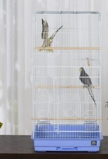 PREVUE PET PRODUCTS, INC. PREVUE- SPECONO1818H-PB- BIRD CAGE- 18X18X36- BLUE/WHITE
