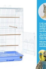 PREVUE PET PRODUCTS, INC. PREVUE- SPECONO1818H-PB- BIRD CAGE- 18X18X36- BLUE/WHITE