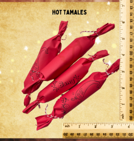 FORAGING TOY- SHREDDER- 2X2X8- HOT TAMALES- (RED PEPPERS, SHREDDED PAPER)