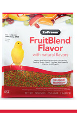 ZUPREEM ZUPREEM- FRUIT BLEND- PELLETED DIET- 8X6X3- 2 LB- EXTRA SMALL