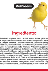 ZUPREEM ZUPREEM- FRUIT BLEND- PELLETED DIET- 5X3X8- 14 OZ- EXTRA SMALL