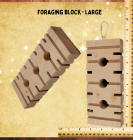 TOY MAKING- TOY BASE- WOOD- 11X3.5X1.5- FORAGING- BLOCK- LARGE