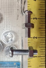 CAGE BOLT WITH NUT- 1.5 INCH- 10 CT