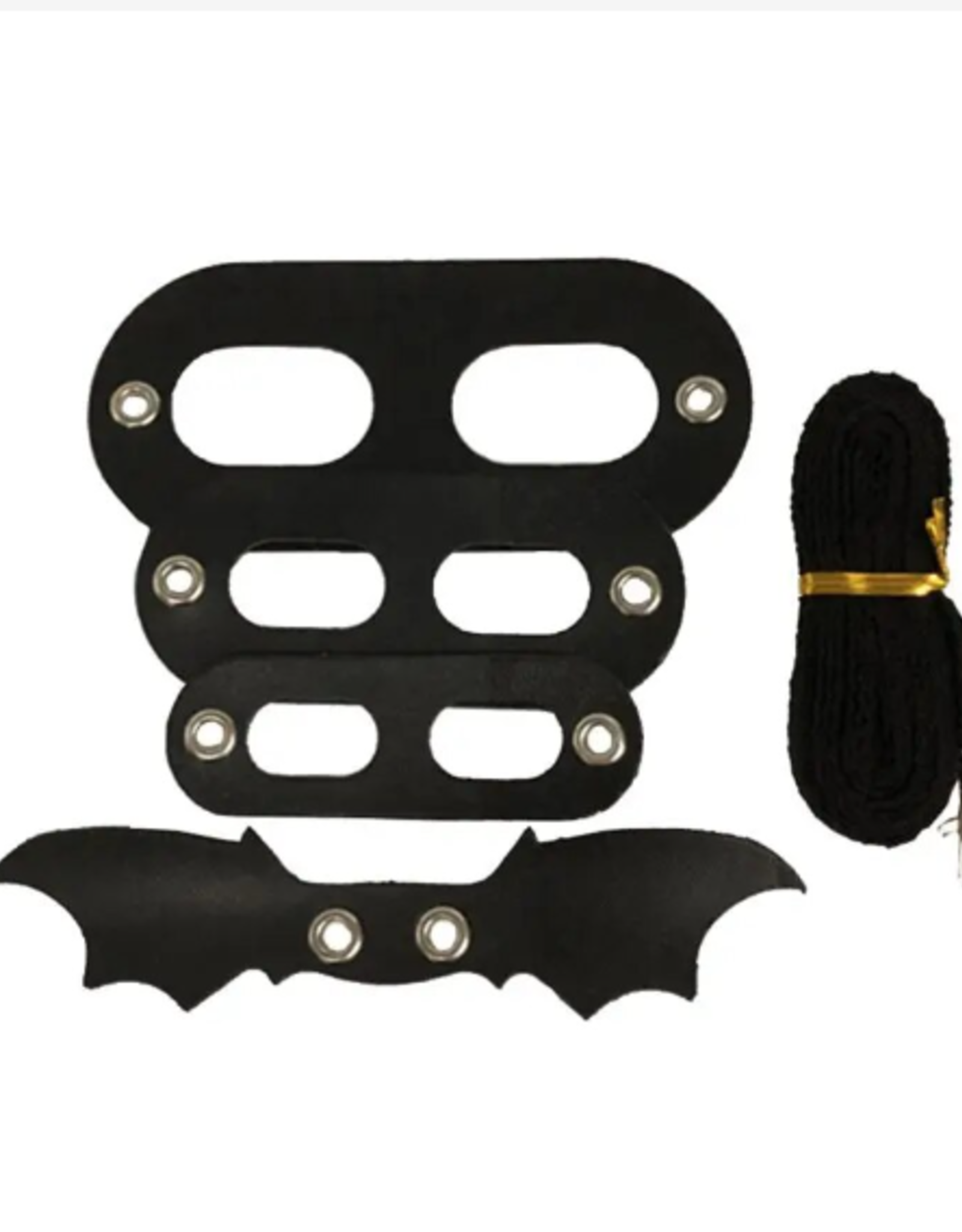 REPTILE ADJUSTABLE HARNESS/LEASH WITH WINGS- BLACK*THIS SET HAS 3 SIZES
