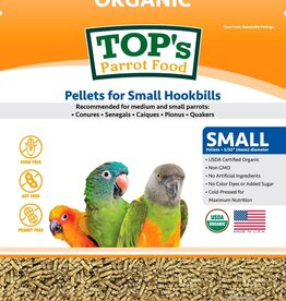 TOP'S PARROT FOOD TOP'S OUTSTANDING BIRD PELLETS- 12X16X5- SMALL 4 LB