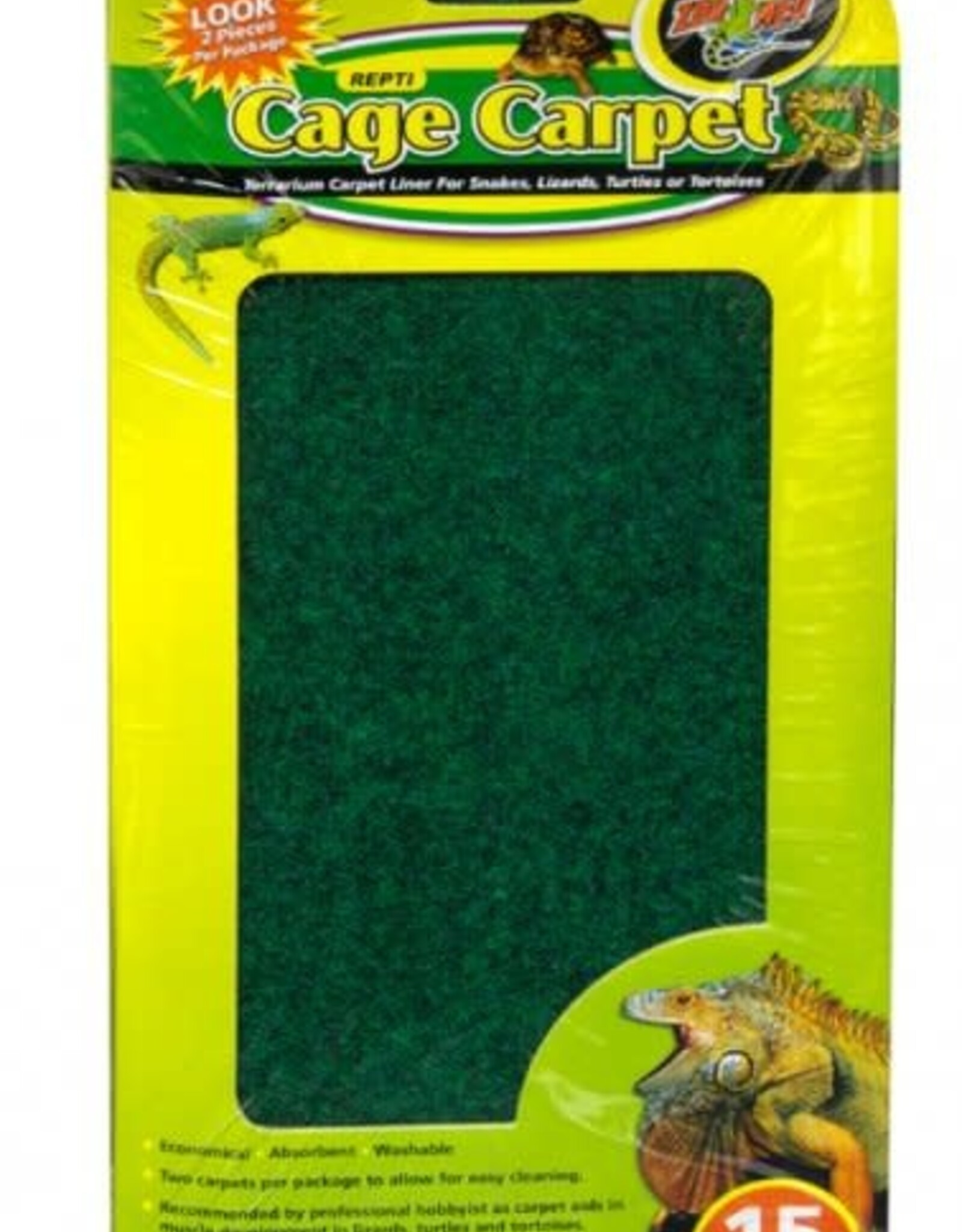 ZOO MED LABORATORIES, INC. ZOO MED- CC-15- LINER- CAGE CARPET- 15 GALLON- 24 INCH