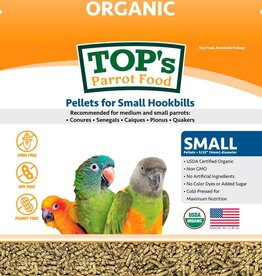 TOP'S PARROT FOOD TOP'S- OUTSTANDING BIRD PELLETS- HOOKBILL-  1 LB- SMALL