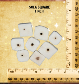 TOY MAKING- SOLA- CHIPS- SQUARE- 1X1X.5- UNDYED