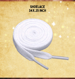 TOY MAKING- ROPE- COTTON- .25X34 INCH SHOELACE