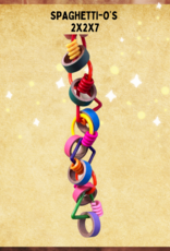BIRD TOY- SHREDDER- 2X2X7- SPAGHETTI-O'S
