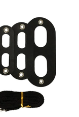 REPTILE ADJUSTABLE HARNESS/LEASH- BLACK *THIS SET HAS 3 SIZES