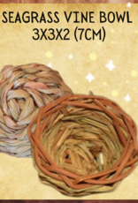TOY MAKING- SEAGRASS AND VINE- 3X3X2- BOWL- EACH