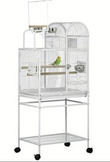BIRD CAGE- 24x17x64.25- PLAYTOP- WHITE
