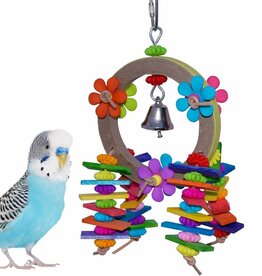 SUPER BIRD CREATIONS SB 1131- BIRD TOY- 9X4X3- BALSA GARDEN