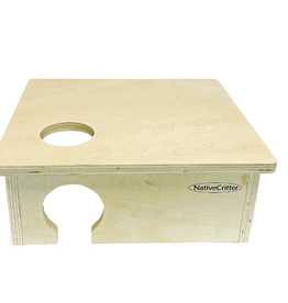 EN7161- CHAMBER BOX- HIDE- 9X9X3.5- WOODEN