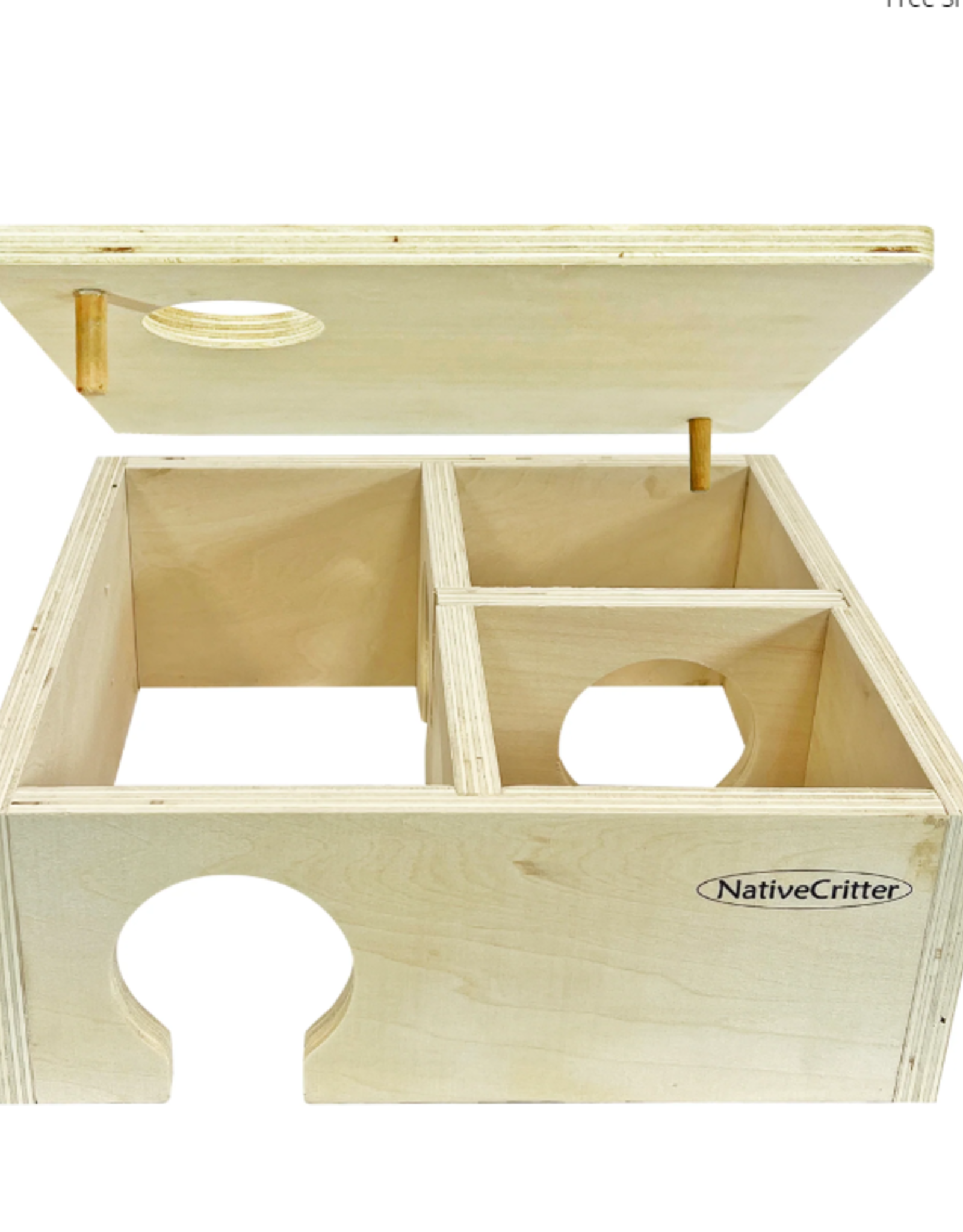 EN7161- CHAMBER BOX- HIDE- 9X9X3.5- WOODEN