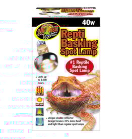 ZOO MED LABORATORIES, INC. ZOO MED- SL-40- REPTI BASKING SPOT LAMP/BULB- 40W