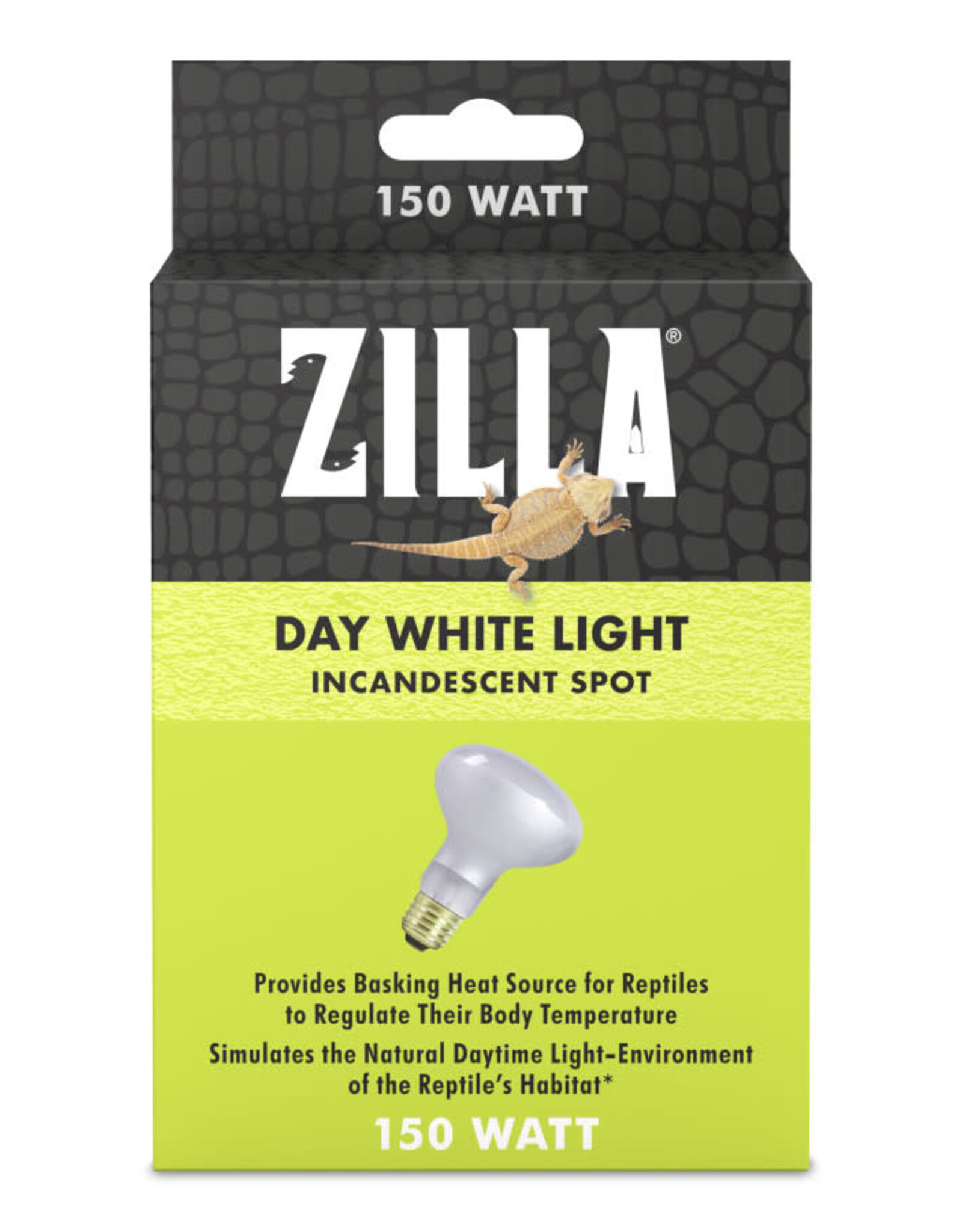 CENTRAL AQUATICS (ALL GLASS) ZILLA-  BULB- DAY WHITE- BASKING SPOT LIGHT- 150W