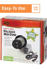 ZILLA PET PRODUCTS ZILLA- HALOGEN- LIGHT/HEAT- DOME LIGHT FIXTURE- 4.75X4.75X2.5- MINI