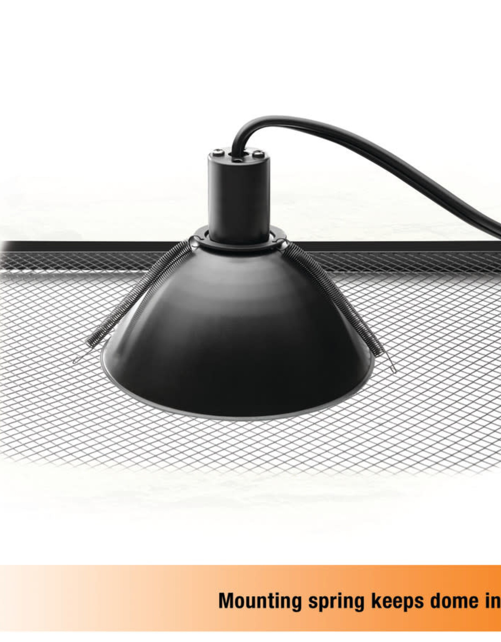 ZILLA PET PRODUCTS ZILLA- HALOGEN- LIGHT/HEAT- DOME LIGHT FIXTURE- 4.75X4.75X2.5- MINI