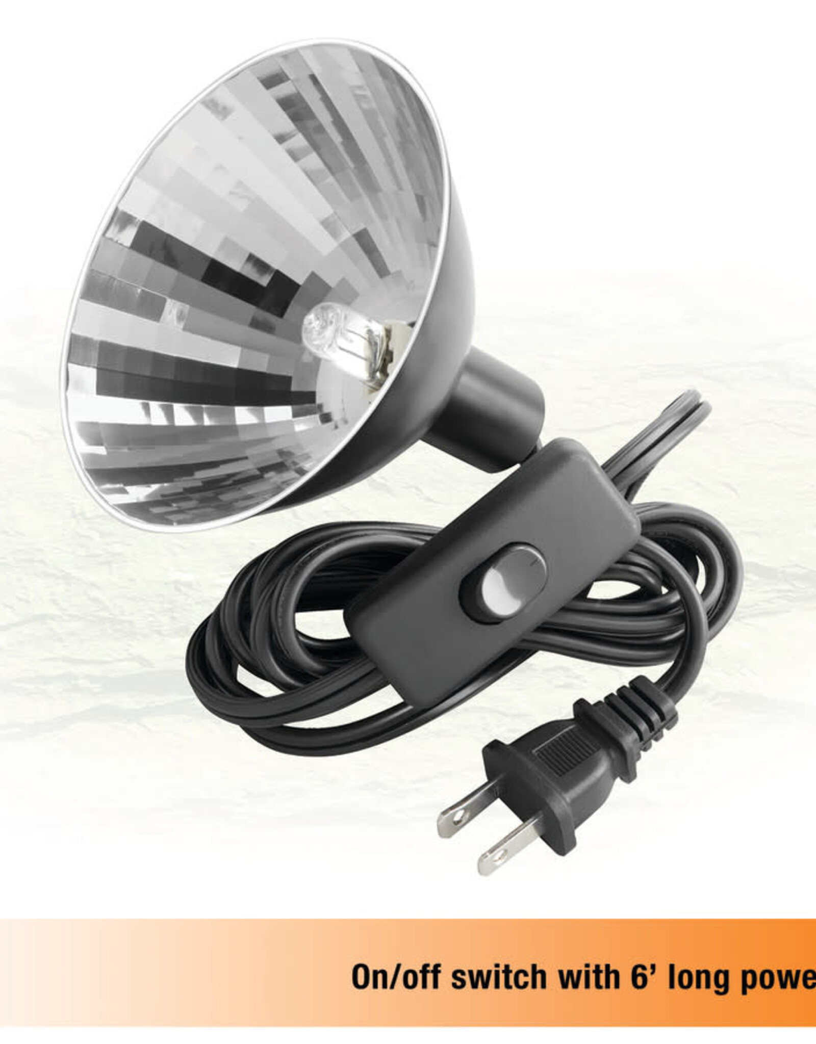 ZILLA PET PRODUCTS ZILLA- HALOGEN- LIGHT/HEAT- DOME LIGHT FIXTURE- 4.75X4.75X2.5- MINI