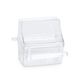 PREVUE PET PRODUCTS, INC. PREVUE- 1204- REPLACEMENT CUP- 2X3X4- CLEAR- WITH HOOD- 8 OZ