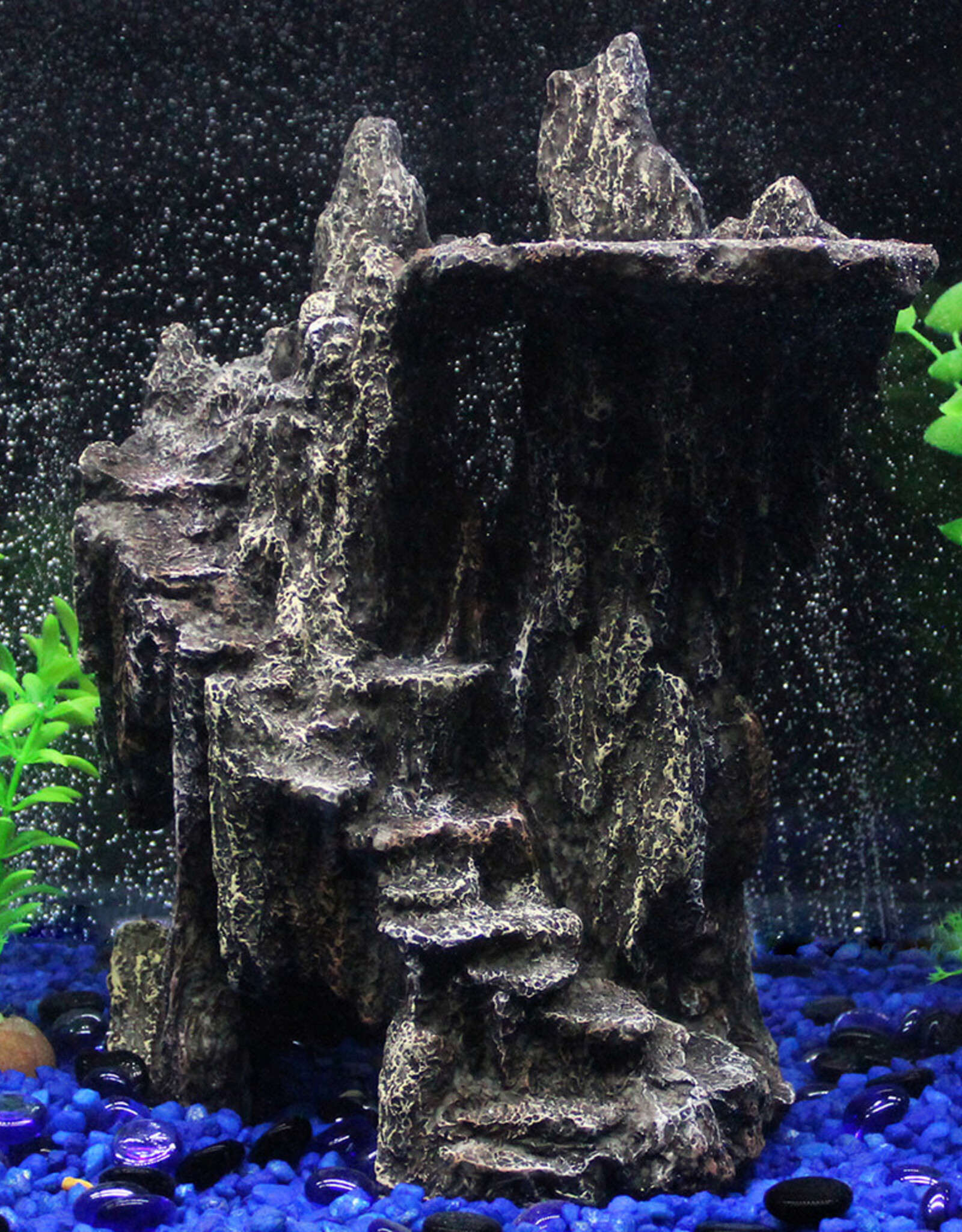 PENN PLAX PLASTICS, INC. REP189- CAVE HIDEOUT- 11X8.9X6.3- ROCKSCAPES WITH TEMPERATURE REGULATING LEDGE