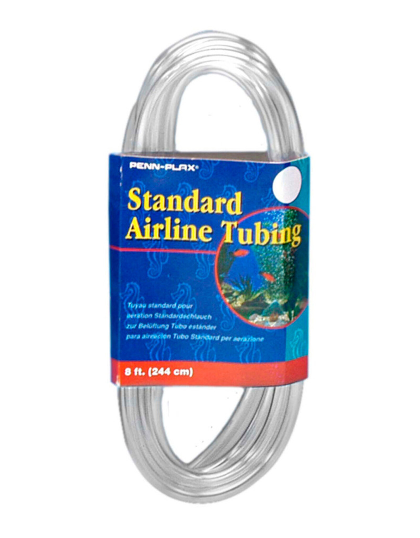 PENN PLAX PLASTICS, INC. ST8- STANDARD AIRLINE TUBING- 8 FT