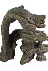 PENN PLAX PLASTICS, INC. REP205- CAVE HIDEOUT- 8X8X5- BASKING BRANCH- ARCH