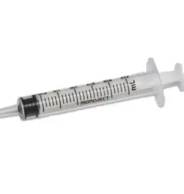 SYRINGE- LUER SLIP- HAND-FEEDING- 3 ML