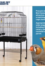PREVUE PET PRODUCTS PREVUE- F090- BIRD CAGE- FLIGHT- 33X18.25X38 HIGH- WITH STAND (68 IN)- BLACK