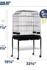 PREVUE PET PRODUCTS PREVUE- F090- BIRD CAGE- FLIGHT- 33X18.25X38 HIGH- WITH STAND (68 IN)- BLACK