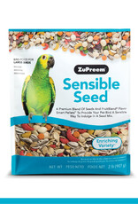 ZUPREEM ZUPREEM- SENSIBLE SEED- PELLET/SEED MIX- 8X6X3- 2 LB- LARGE BIRD