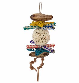 SB1240- BIRD TOY- 6X6X12- SOLA BALL- DELIGHT