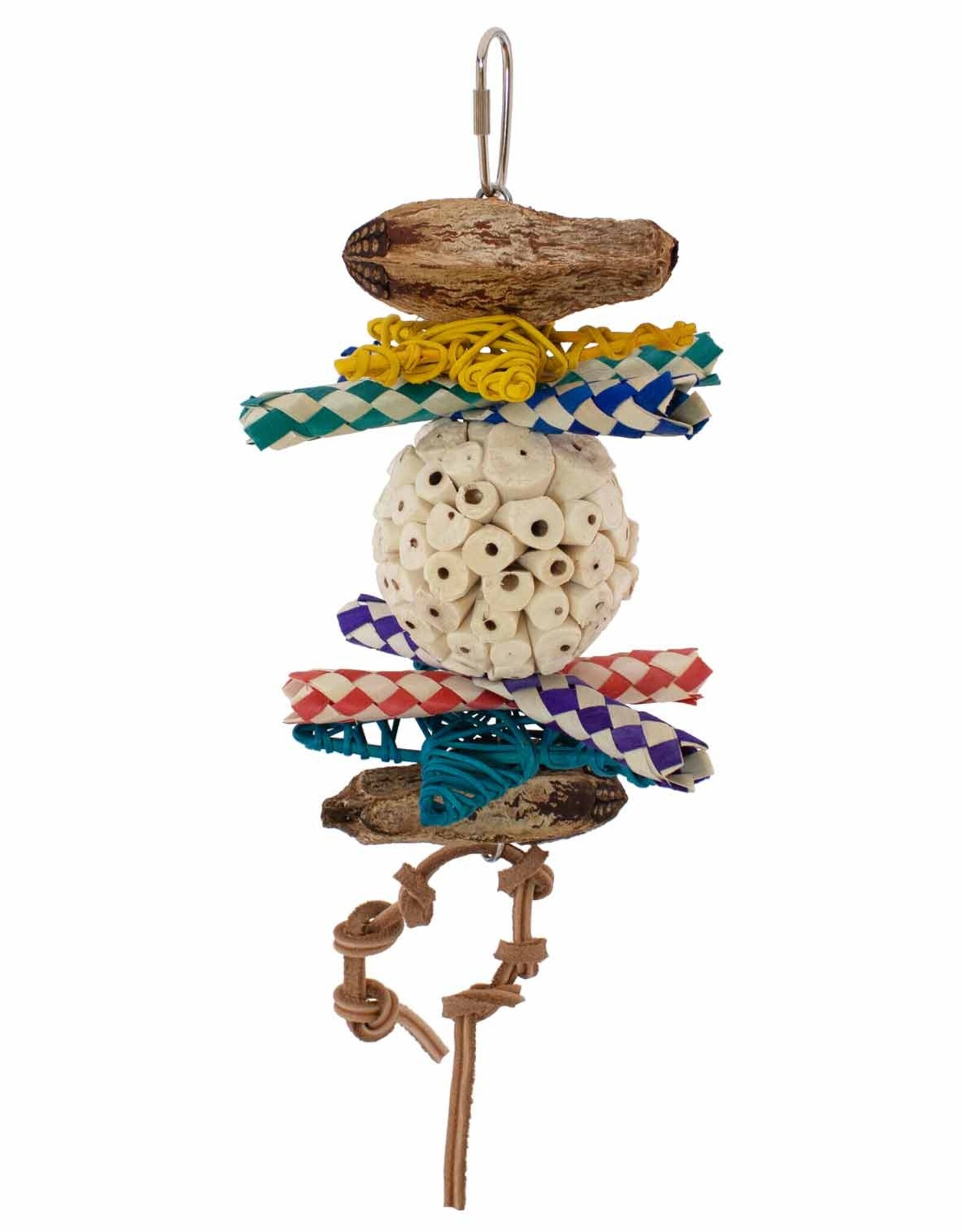 SB1240- BIRD TOY- 6X6X12- SOLA BALL- DELIGHT