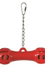 CAITEC CORPORATION CAI 01250- BIRD TOY- 8X8X3 DIA- GIGGLY DUMBELL