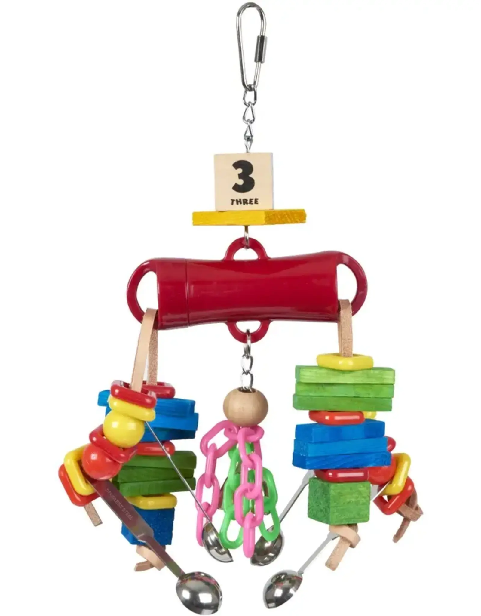 CAITEC CORPORATION CAI 01266- BIRD TOY- 8X8X3- GIGGLY NOISEMAKER