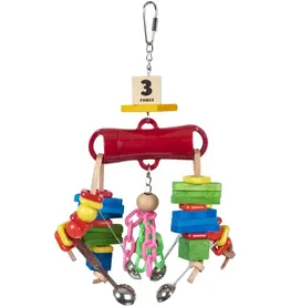CAITEC CORPORATION CAI 01266- BIRD TOY- 8X8X3- GIGGLY NOISEMAKER