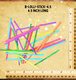 TOY MAKING- LOLLIPOP STICK- 1/8 x 1/8 x 4.5 INCH- LARGE- 16 STICKS