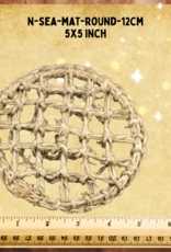 TOY MAKING- MAT- SEAGRASS- 5X5- ROUND