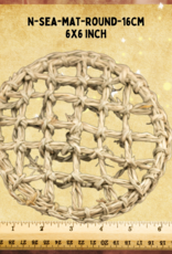 TOY MAKING- MAT- SEAGRASS- 6X6- ROUND