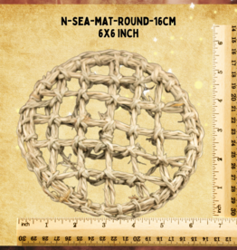 TOY MAKING- MAT- SEAGRASS- 6X6- ROUND