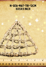 TOY MAKING- MAT- SEAGRASS- 5X5- TRIANGLE