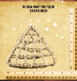 TOY MAKING- MAT- SEAGRASS- 5X5- TRIANGLE