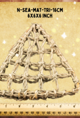 TOY MAKING- MAT- SEAGRASS- 6X6- TRIANGLE