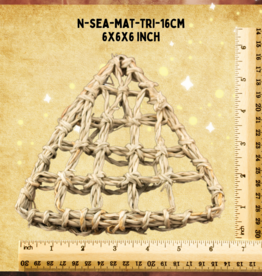 TOY MAKING- MAT- SEAGRASS- 6X6- TRIANGLE